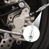 Brake Bleeder Hose with Metal Clips Brake Fluid Bleeder Kit Motorcycle Brake Bleeder Kit for Hydraulic Brake System Motorcycle