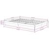 Solid Wood Bed White 150 x 200 cm