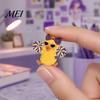 Smooth Edge Pin Enamel Technology Brooch, Cartoon Anime Cheerleading Duck Shape Pin, Small Vibrant Color Brooch Sturdy for School Uniforms Bags Daily