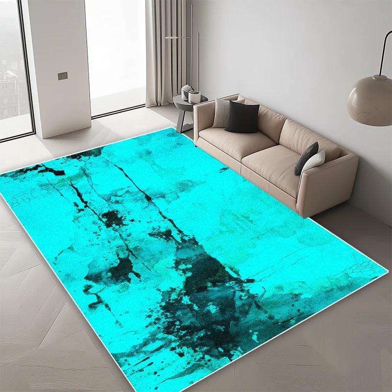 Modern Abstract Carpet Living Room Minimalism Decoration Home Aesthetic Sofa Non-slip Rugs Bedroom Cloakroom Washable Floor Mat