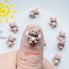 30 Pcs New Lovely Mini Kawaii Cartoon Little Grizzly Bear Resin Scrapbook Diy Jewellery Hairpin Accessories Decorate Craft A99