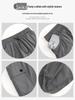 Women's High-Waisted Gray A-Line Quick-Dry Skort - Summer Slim-Fit Petite Wide-Leg Design