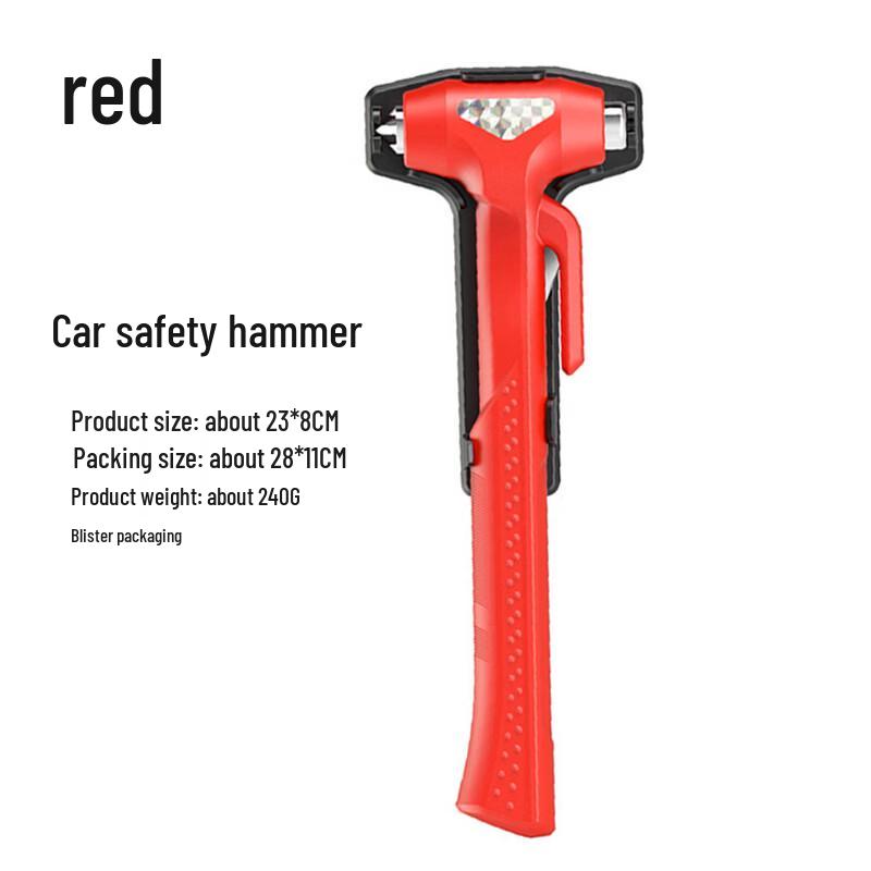 Brangdy Car Safety Hammer with Window Breaker Large