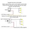 462A DC12V Dimmer Switch for Marine Trailers Boats No Noise Accurate Dimming Control