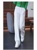 Women's High-Waisted Slimming Corduroy Pants - Narrow/Wide-Leg, Plus Velvet, Autumn/Winter, Long Casual Straight-Leg