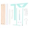 Bookbinding Supplies Kit Multifunctional Portable Bookbinding Scrapbooking Tool Set for Diary Mini Album