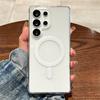 Magnetic Transparent Phone Case For Samsung Galaxy S26 S25 S24 S23 S22 S21 Plus Ultra FE Edge for Magsafe Clear Cover
