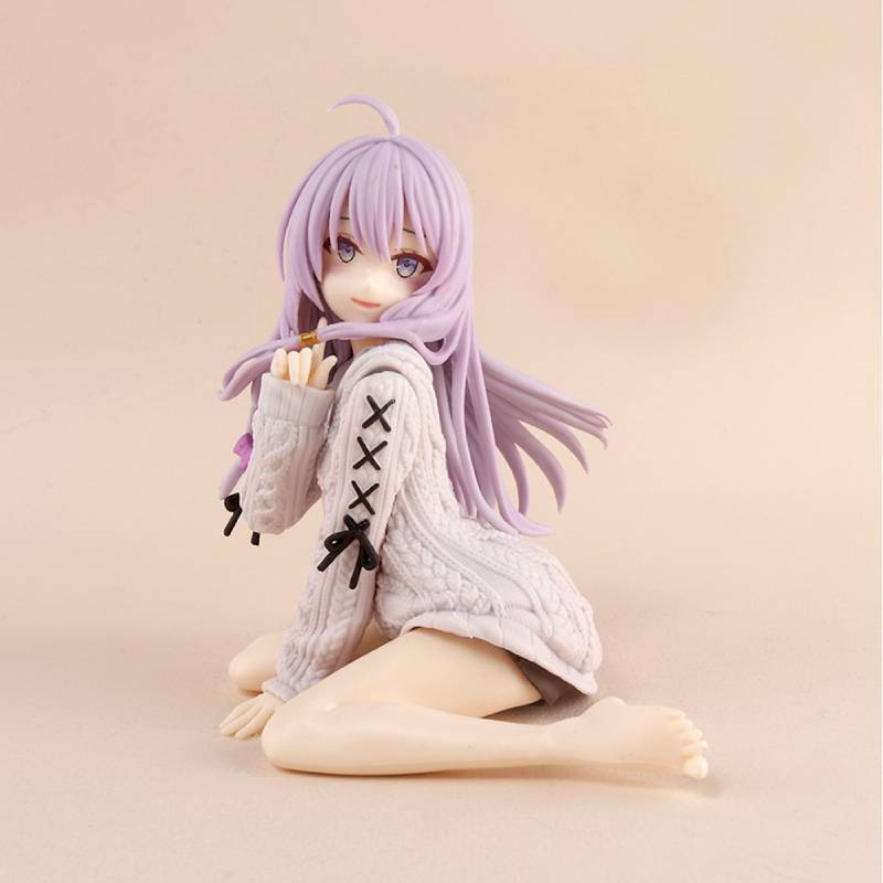 

No Majo Tabitabi Sitting Sweater Elaina Handwork Beautiful Girl Car Decoration