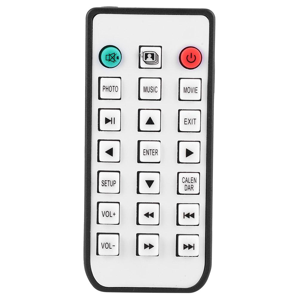 13   Portable 1080P HD Digital Photo Frame Clock Movie Player Album with Remote Controller