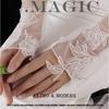Hochzeit Spitze Handschuhe Abschlussball Accessoire für Opern Konzerte Bühnenshows Abendbankett Tanzen Lange Handschuhe