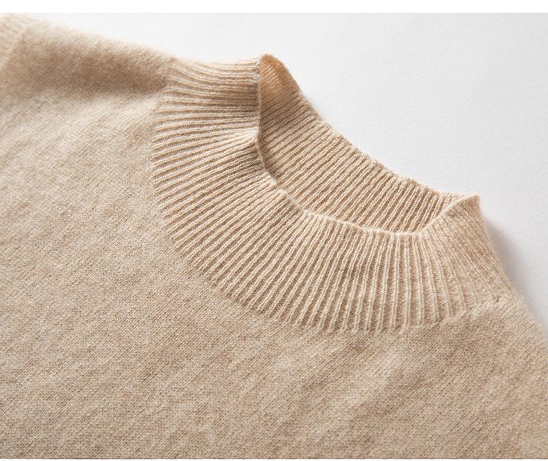 Women's Pure Cashmere High Neck Sleeveless Knit Vest