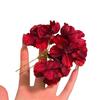 Retro Red Flower Hairpin, Wedding Bride Toast Flag Dress, Formal Dress Accessory, New Year Headwear