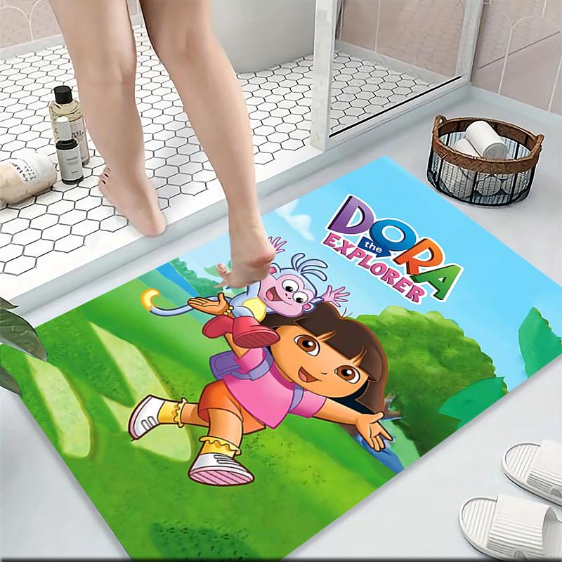 Dora'S Jungle Adventure Carpet Rug Soft Washable Antislip Home Living Room Sofa Mats Personalized Christmas Rug