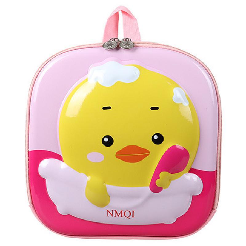 Yellow Blue Pink Beige Ins New Cartoon Eggshell 3d Eva Children Backpack Breathable Fun Style