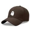 Ghost Print Baseball Cap - Unisex Adjustable Lightweight Hat With Soft Fabric Perfect For Casual Outings & Halloween Season Polyester