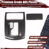 Center Console Gear Shift Panel Cover Sticker ABS Interior Trim Compatible with Infiniti G37 2009 2010 2011 2012 2013 G25 2011 2012 Gear Shift Panel