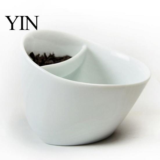 Langlebige Teetasse für Pendler Keramik Neigbare Teetasse mit Infuser, Integriertes Sieb Tragbare Brautasse, Rückstandsfrei 350ml Fassungsvermögen, Wasser