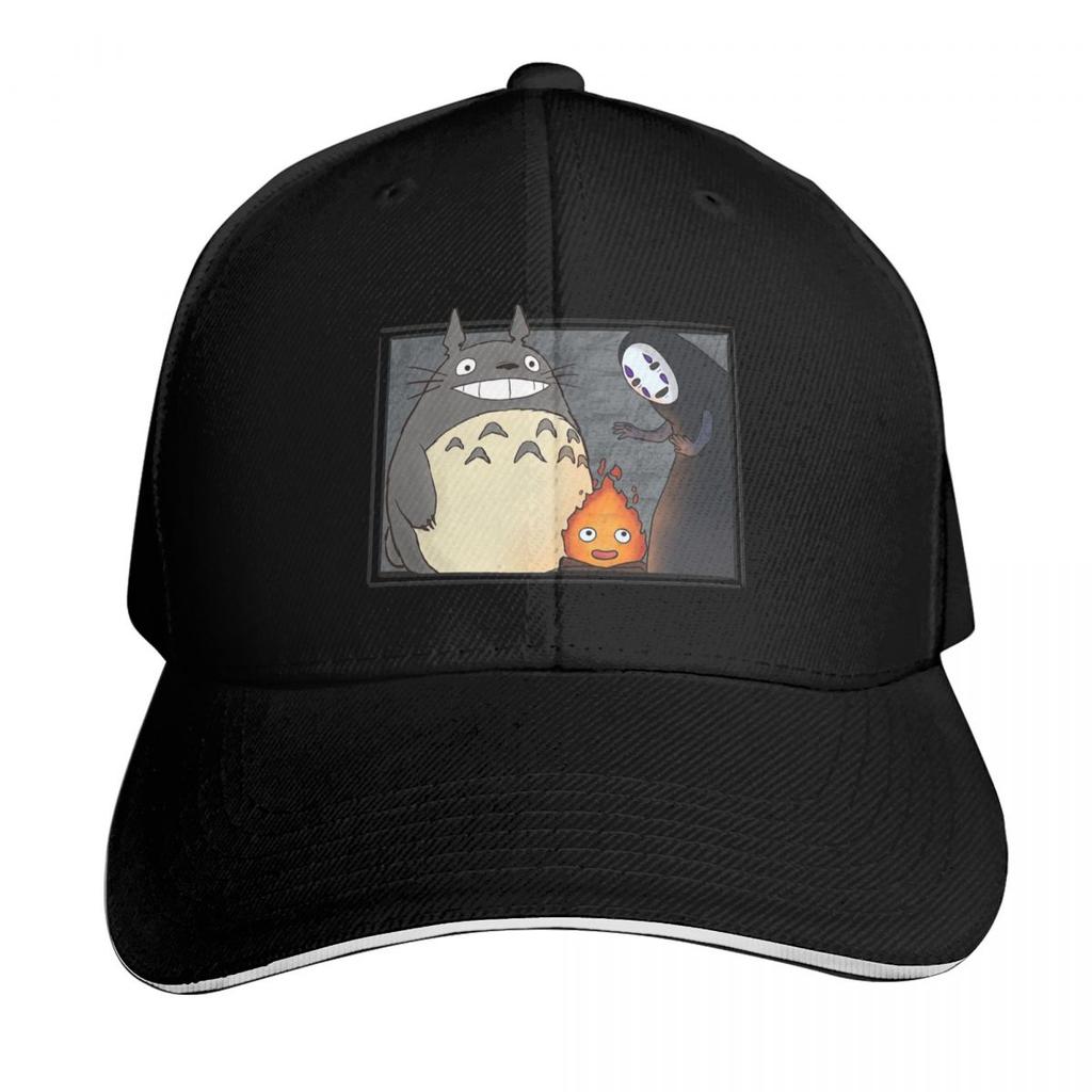Three Ghibli Friends Cap Fashion Casual Baseball Caps Adjustable Hat Hip Hop Summer Unisex Baseball Hats Polychromatic