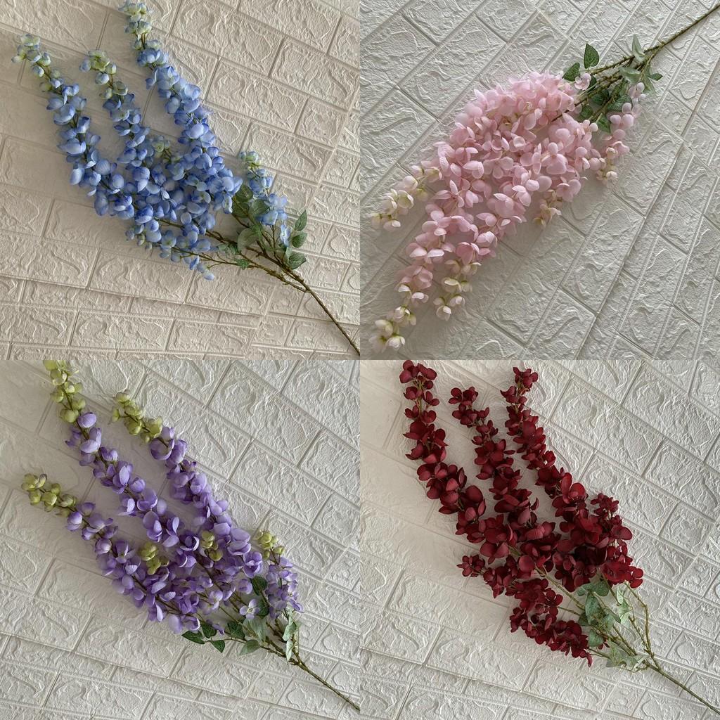 Artificial Silk Wisteria Flowers For Wedding Venue Wall And Ceiling Design Gift