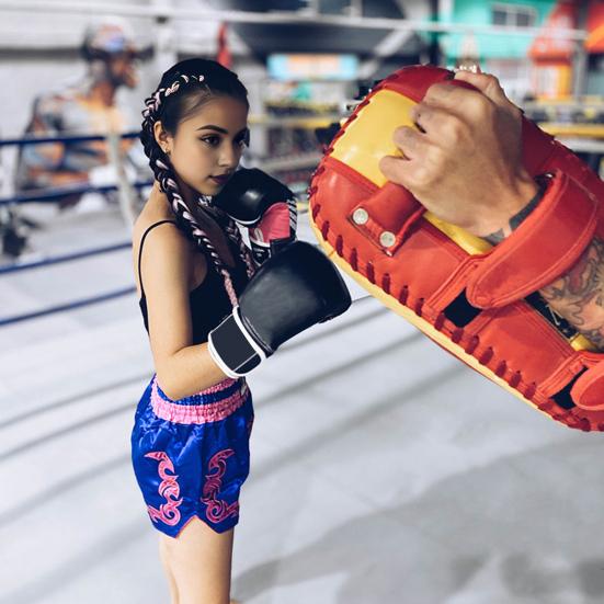 Muay Thai Boxshorts Kinder Erwachsene Damen Herren Training Kampf Kickboxen Hosen