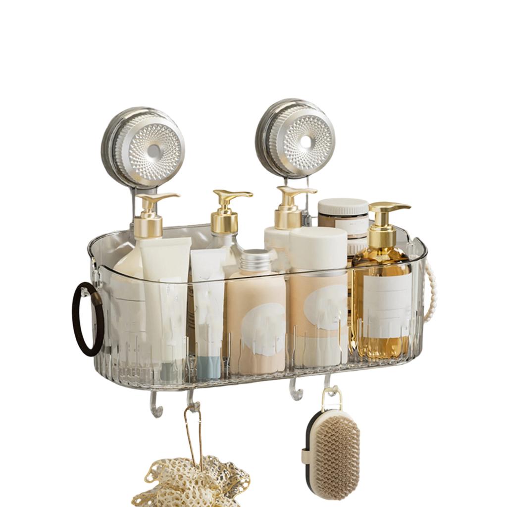 Sucker Shelf No-Drill Wall-Mounted Bathroom Storage Box