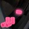 Fluorescent Bulb Caps, Fluorescent Tire Valve Caps, 4 Glow Motorcycle Tire Valves Stem Caps