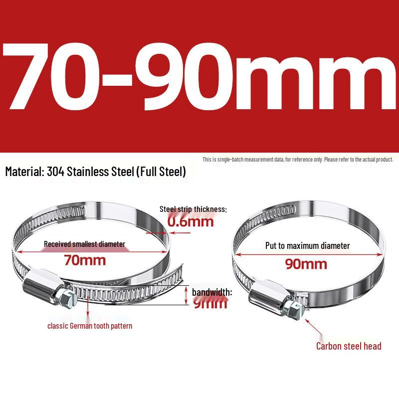 Langsaize Stainless Steel German Hose Clamp