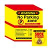 50 Pieces No Parking Zone Cards Bad Parking Cards Warning Safety Stickers Multiple Reason Violation Adult Sock Stuffer