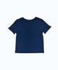 Moseullu Half Crop Basic Tee (Navy)
