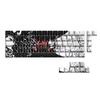 74 מקשים שקופים Keycaps Berserks הדפסה צדדית תאורה אחורית מאירה דרך Keycaps למקלדות 60 61 65 67 68