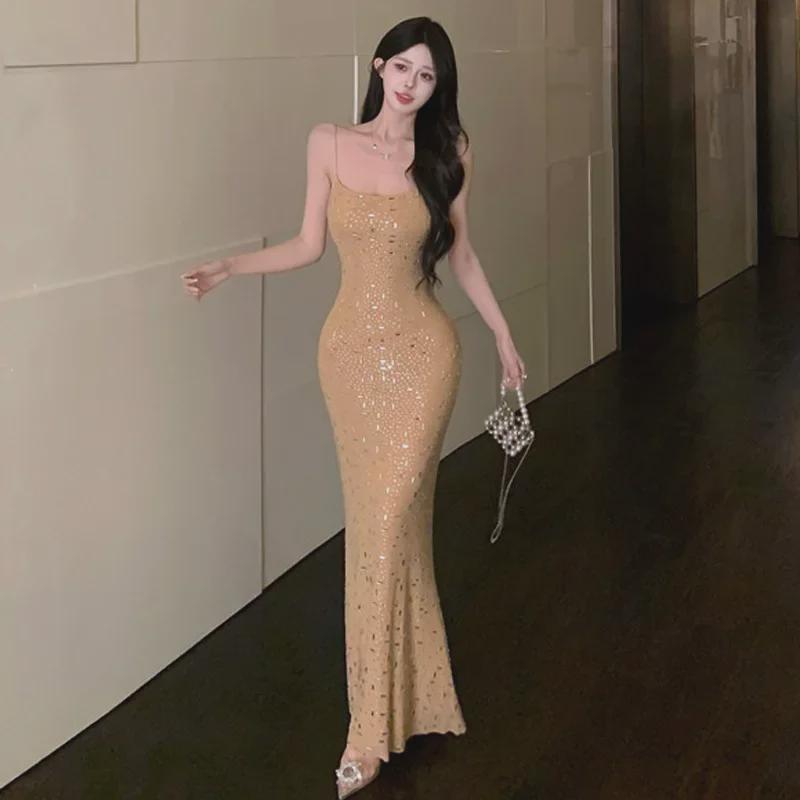 High-End 2024 Rhinestone Slim Dress for Women