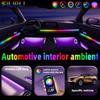 For TOYOTA COROLLA 2021-2025 CAR AMBIENT LIGHTING RGB 18 Lights Kit 64 Colors 18-in-1 LED Interior Hidden Acrylic Strip Symphony Atmosphere Lamp Neon