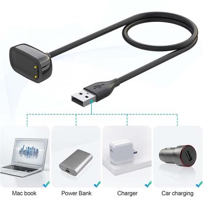 USB Charger For Fitbit Charge 5 Charging Cable For Fitbit Luxe USB Charging Charger Dock With Reset Function