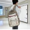 Large Capacity, High Value, Simple Color Contrast, Versatile Schoolbag, Junior High School Student, High School Student, College Student