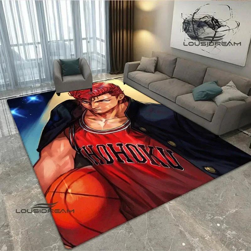 3D Cartoon Slam Dunk printed carpet Non-slip carpet outdoor carpets area rug Home bedroom decor rug for bedroom birthday gift