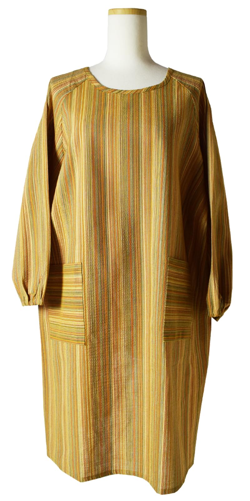 

Shijira Japanese style Made in Yellow [Very Berry] Apron, weave, stripes, Japan,
