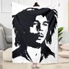 Bob Marley Reggae Legend Blanket Warmthful Decor Suitable For Office Chair Picnics Seaside Four Seasons Universal Stylish Decor