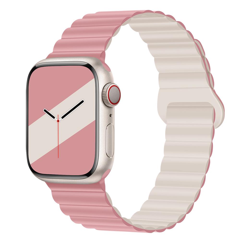 Silicone Magnetic Strap for Apple Watch 11 10 46mm 42mm Ultra 3/2 49mm Sports Bracelet iWatch 9 8 7 6 5 4 SE 45mm 44mm 41mm Band