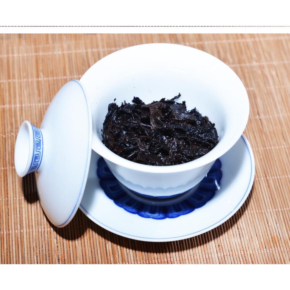 Yunnan Old Tree Pu-erh Tea 357g Early Spring Ripe Puer Cake Healthy Black Tea