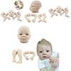 Adorable Handmade 22'' Lifelike Silicone Vinyl Reborn Baby Doll Perfect For Gifts