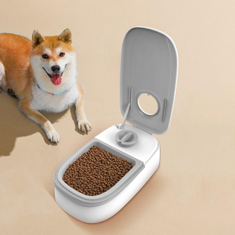 Household Smart Automatic Pet Food Container Pet Feeder Cat Food Dispenser Dog Feeding Bowl