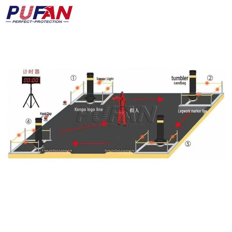 

Pufan Tumbler Punching Bag Training System with Mat