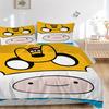 3pcs bedding set Adventure Time Finn Includes 1 Comforter + 2 Pillowcases, Without Pillow Inserts, Soft Comfortable, Lightweight Breathable,