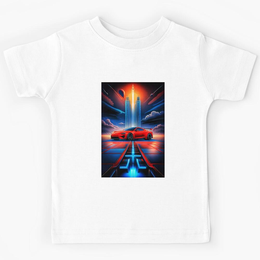 Red Sport Car Kids T-Shirt 150