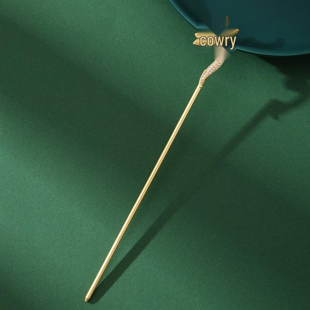 

New High-End Chinese Hanfu Hairpin with Ancient Style Cloud & Ginkgo Leaf Design for Women