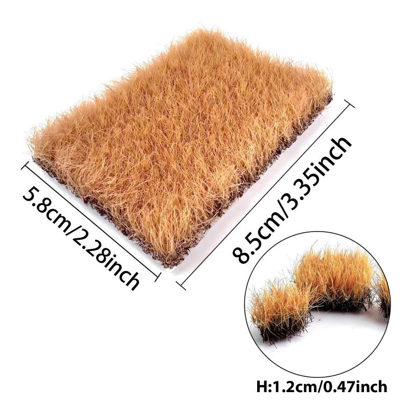 12mm Miniature Grass Clusters Hand-Tearable Model Grass For Diorama Sand Table Model Building Scene Layout DIY Craft Supplies