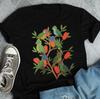 Australian Lorikeet Shirt, , , Bird Lover Gift, Cute Rainbow Lory T-shirt, Parrot Tshirt, Scaly Breasted Musk Red Collared Varied