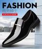 2025 new one-pedal spring and autumn men's leather shoes soft leather business casual bright leather single shoes casual leather shoes men