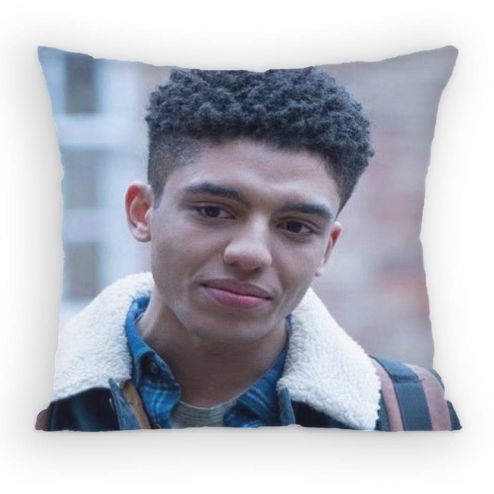 Jay Lycurgo Actor Tim Pillow Case Antidustmite Pillowcase Invisible zipper silky short plush Sofa cushion cover 30x30 cm
