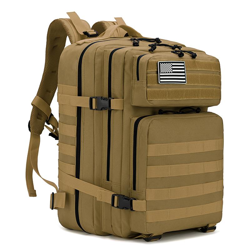 45L Hiking Travel Backpack for Men Women Tactical Camouflage Backpacks Large Outdoor Camping Adventure Multifunctional Bag